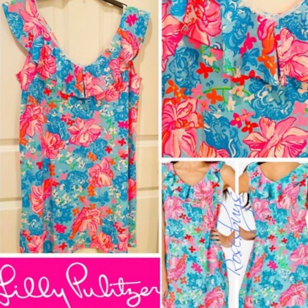 Lilly Pulitzer Colorful Floral Dress